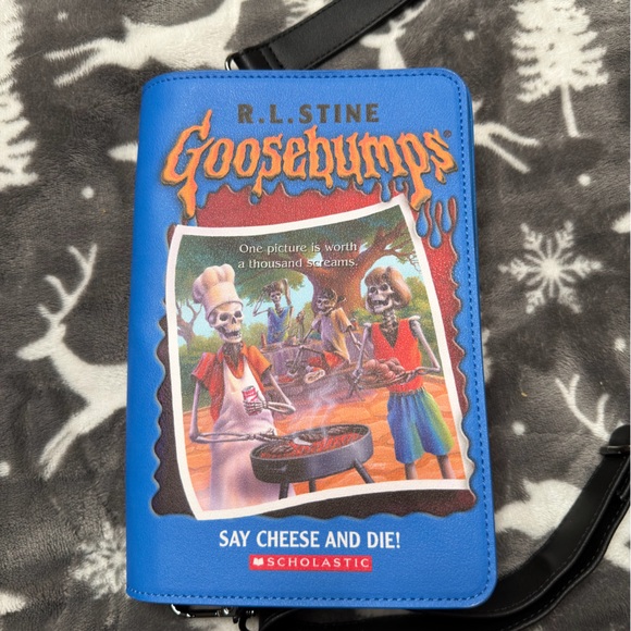 Loungefly Handbags - Loungefly Goosebumps Say Cheese And Die! Book Crossbody Bag